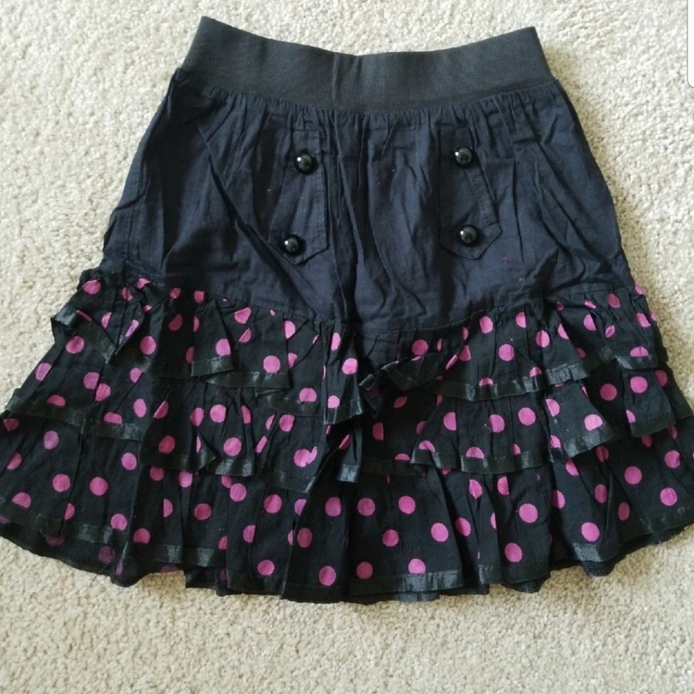 3 for $12 Vintage polka dot skirt high waisted
